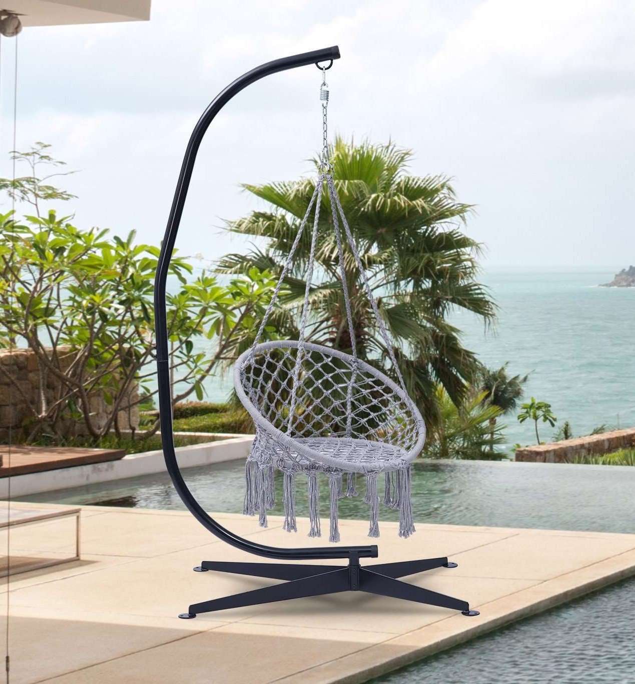 Hammock Chair Stand Only -C-Stand Halvs-Market