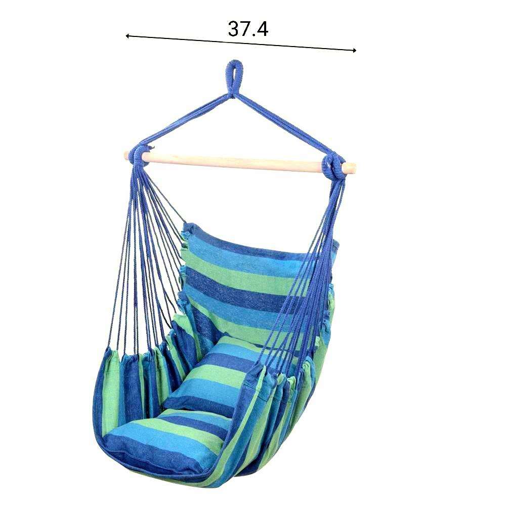 Indoor/Outdoor Hammock Chair/Swing-Blue Halvs Market