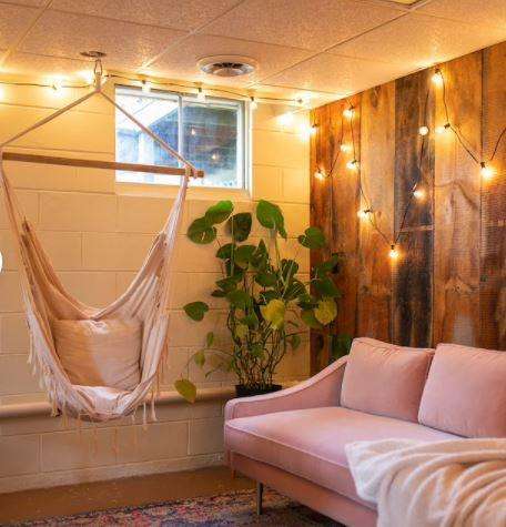 Indoor/Outdoor Hanging Hammock Chair -Cotton Canvas Halvs-Market